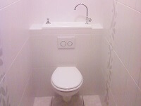 WiCi Bati, lave-mains intégré sur WC suspendu - Monsieur C. (49)